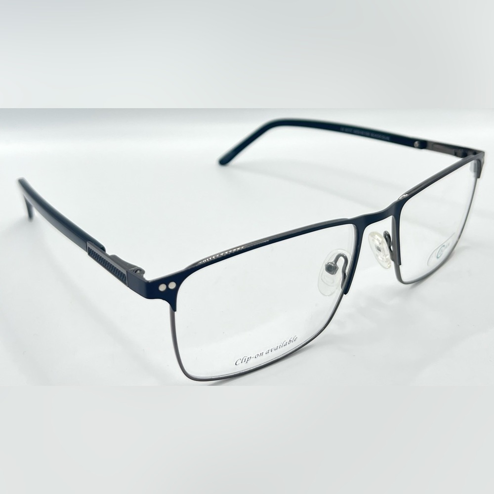 Design Italy S117 Black Rectangular Sunglasses Frames Only